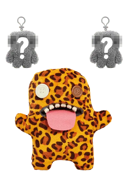Monster: Oogah Boogah Leopard & Keyring Pack