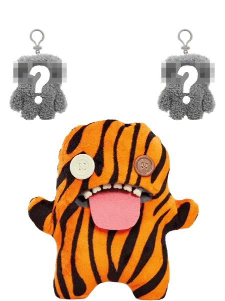 Monster: Oogah Boogah Tiger & Keyring Pack